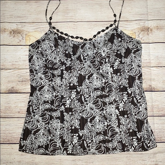 Ann Taylor Loft Bead Tank size 8 - Picture 6 of 8